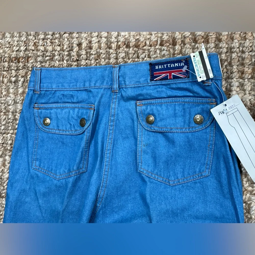 70’s Vintage Brittania Flare Jeans, NEW WITH ORIGINAL TAGS size 31 L - Picture 7 of 7